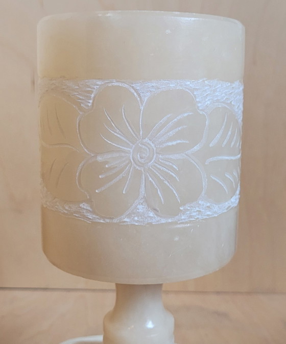 Image 1 of Alabaster table lamp