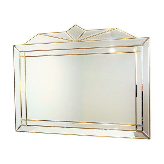 Image 1 of Hollywood Regency Deknudt Mirror XL