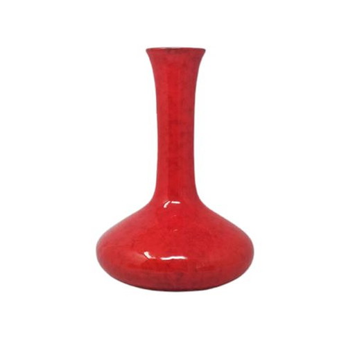 Mid Century Red Vase