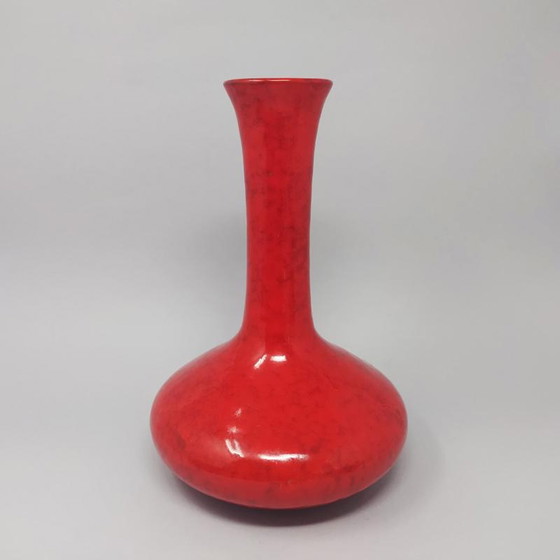 Image 1 of Vase rouge Mid Century