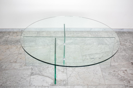 Design glass coffee table