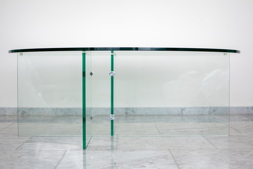 Design glass coffee table