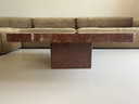 Vintage coffee table granite