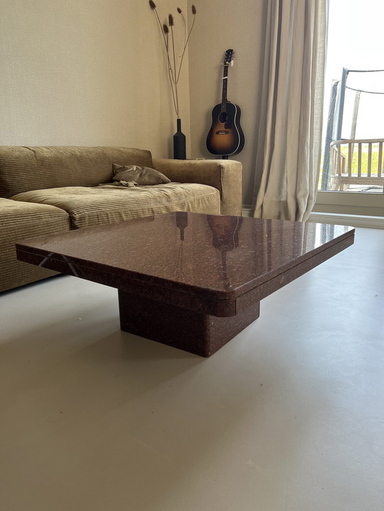 Image 1 of Tavolino da caffè in granito vintage