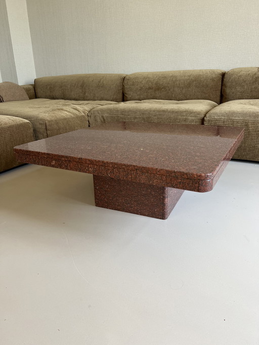 Tavolino da caffè in granito vintage