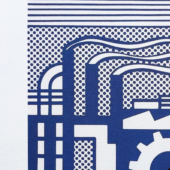 Image 1 of Vintage Roy Lichtenstein "Industry And The Arts (II)" Limited Edition Lithograph