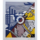Vintage Roy Lichtenstein "Industry And The Arts (II)" Limited Edition Lithograph