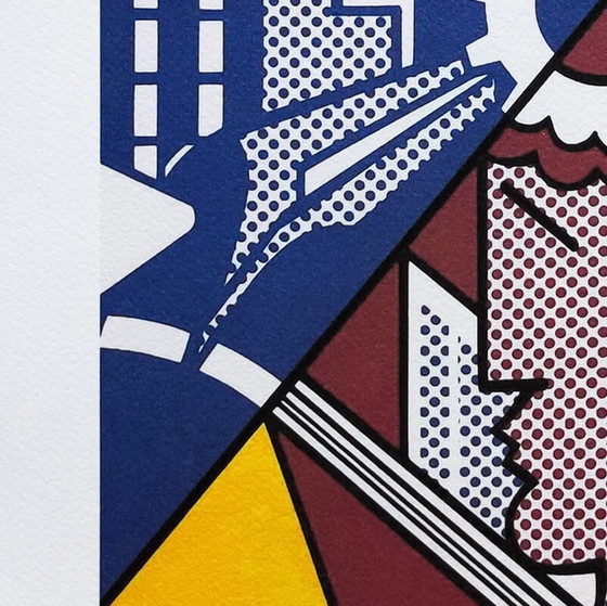 Image 1 of Vintage Roy Lichtenstein "Industry And The Arts (II)" Limited Edition Lithograph