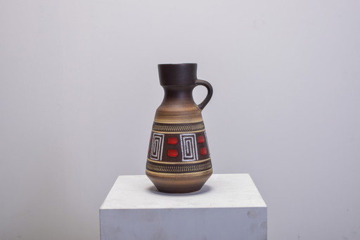 Ceramic Dümler and Breiden vase, West-Germany 1970s