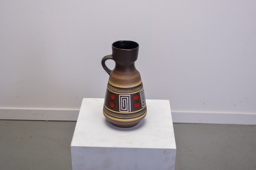 Ceramic Dümler and Breiden vase, West-Germany 1970s