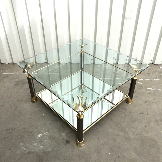 Image 1 of Hollywood Regency Style coffee table