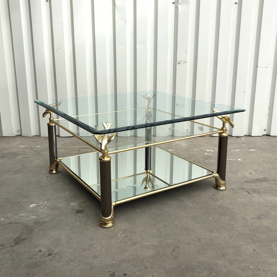 Image 1 of Hollywood Regency Style coffee table