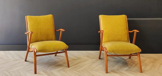 Image 1 of Due poltrone Mid-Century | Vintage - set di 2 sedie