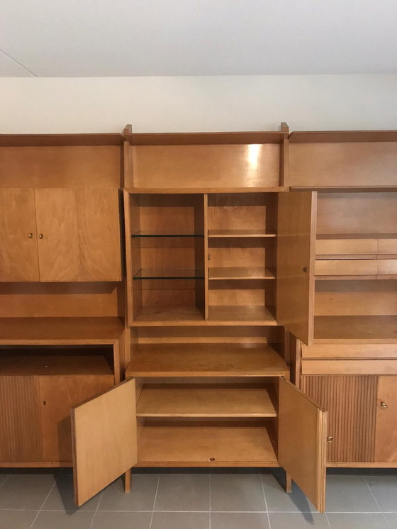 Image 1 of Vintage Mid Century Italian highboard cabinet