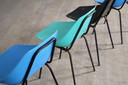 7x Meurop Coquillage Chairs By Pierre Guariche