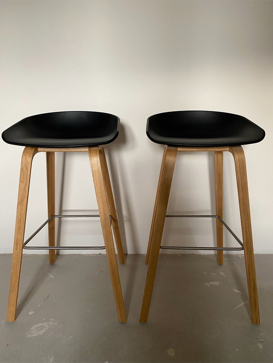 Image 1 of 2x Hay About a Stool bar stools