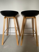 2x Hay About a Stool bar stools