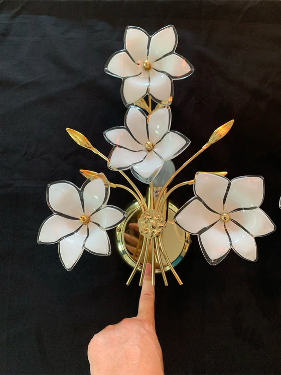 Image 1 of 2x Lampex vintage wall lamps