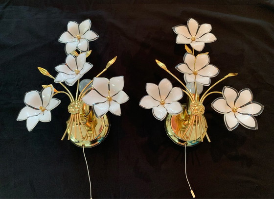 Image 1 of 2x Lampex vintage wall lamps