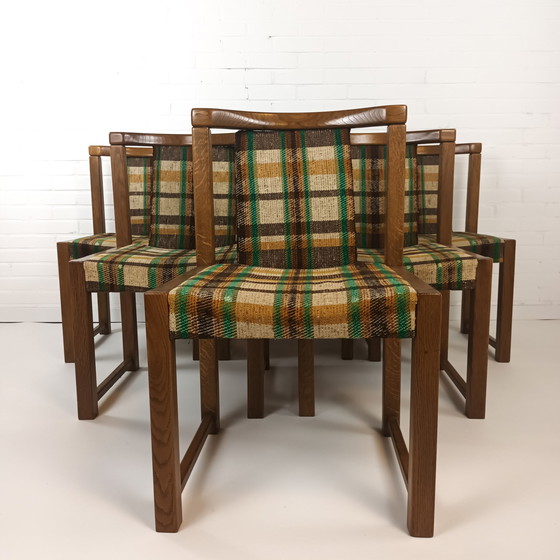 Image 1 of 6x chaise de salle à manger vintage