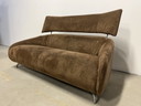 Leolux Solymi 2 seater sofa brown Alcantara
