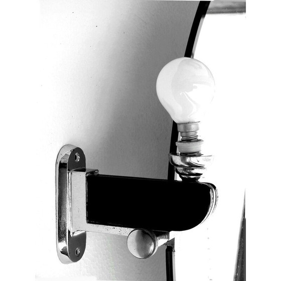 Image 1 of Specchio da parete vintage inclinabile Osvaldo Borsani Metalvetro Galvorame Siena 1930