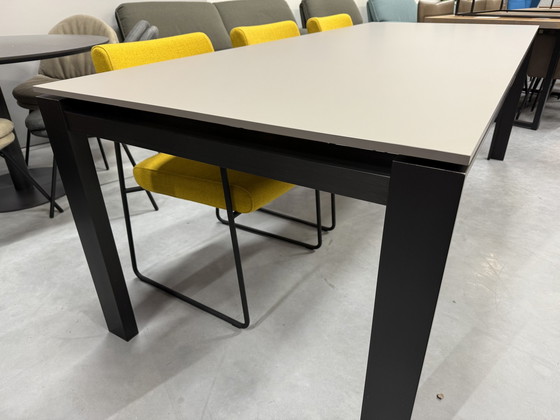 Image 1 of Brees New World Presto Dining Room Extension Table Gray 220