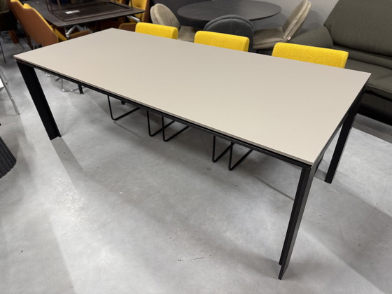 Image 1 of Brees New World Presto Dining Room Extension Table Gray 220