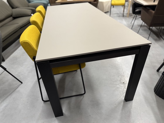 Image 1 of Brees New World Presto Dining Room Extension Table Gray 220