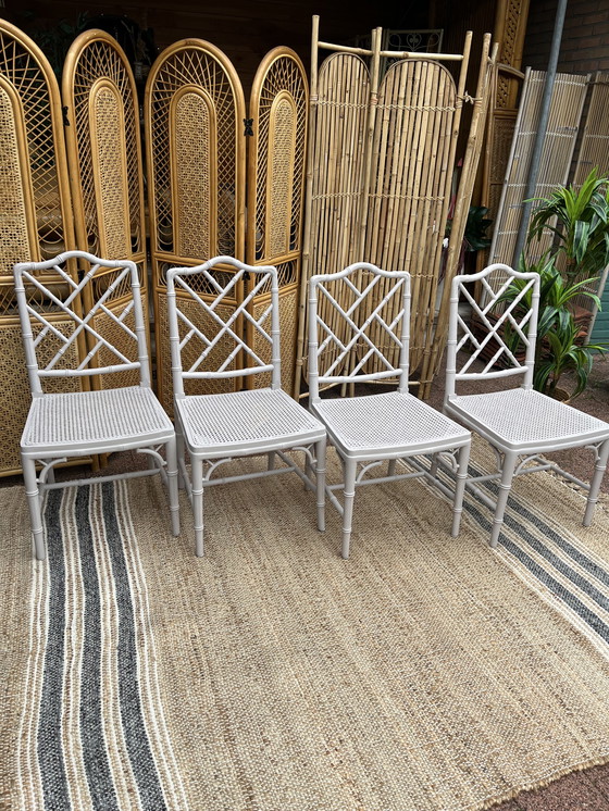 Image 1 of Vintage Chippendale dining chairs Jonathan Adler