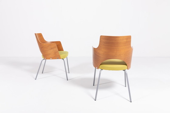 Image 1 of Set Of 6 Scandinavian Design ‘Cortina’ Shell/Club Chairs By Gunilla Allard