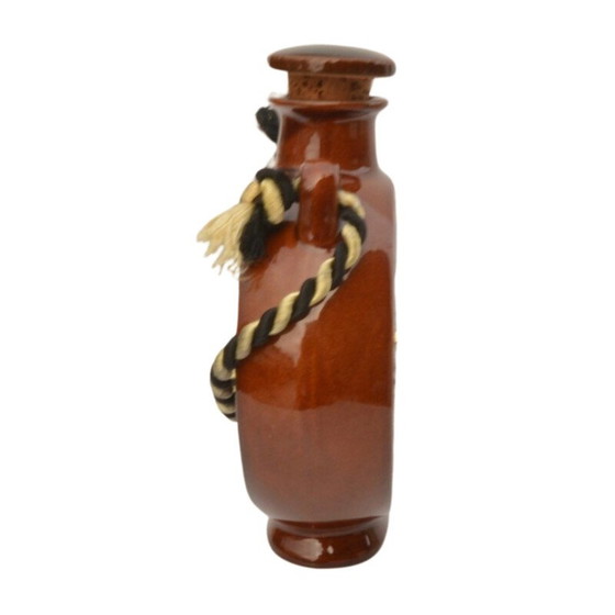 Image 1 of Vintage ceramic water bottle wall clock for Upg Halle, Germany 1970