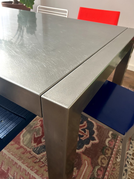 Image 1 of Modern Stainless Steel Dining Table