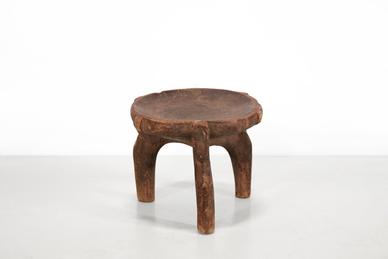 Image 1 of Early 20th century African tribal stool from Tanzania