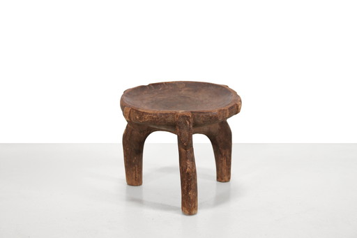 Early 20th century African tribal stool from Tanzania