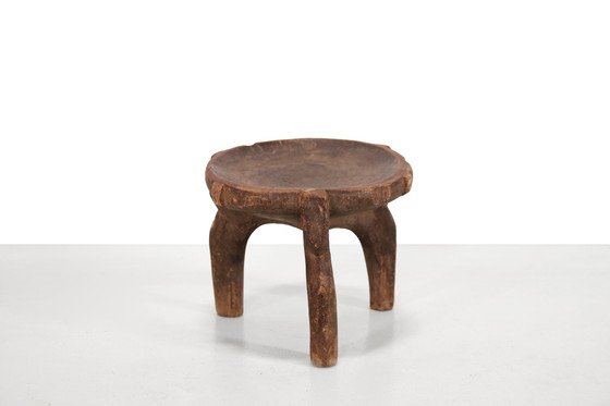 Image 1 of Early 20th century African tribal stool from Tanzania