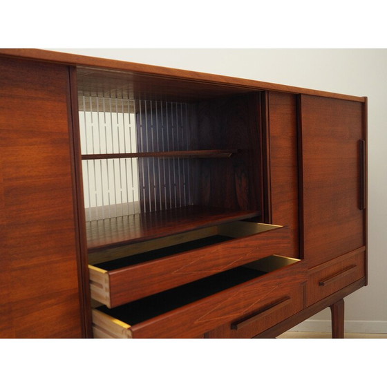 Image 1 of Vintage high sideboard in teak veneer for PMJ Viby, Denmark 1960