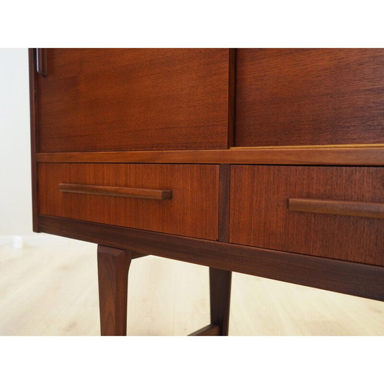 Image 1 of Vintage high sideboard in teak veneer for PMJ Viby, Denmark 1960