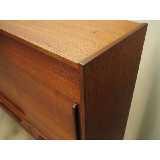 Image 1 of Vintage high sideboard in teak veneer for PMJ Viby, Denmark 1960