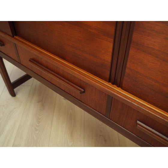 Image 1 of Vintage high sideboard in teak veneer for PMJ Viby, Denmark 1960