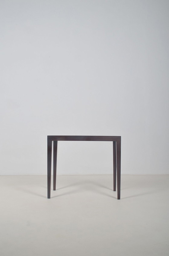 Image 1 of Danish wooden side table by Severin Hansen for Haslev, 1960s