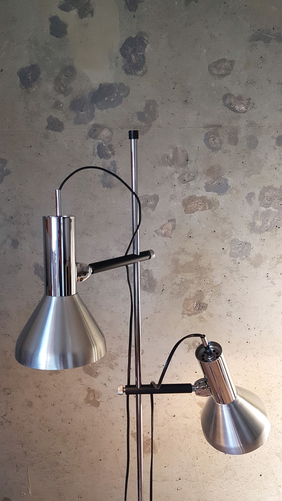 Image 1 of Les Ateliers Boulanger floor lamp chrome