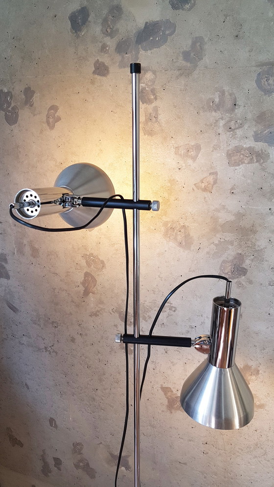 Image 1 of Les Ateliers Boulanger floor lamp chrome