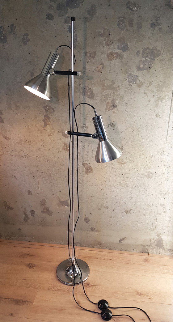 Image 1 of Les Ateliers Boulanger floor lamp chrome