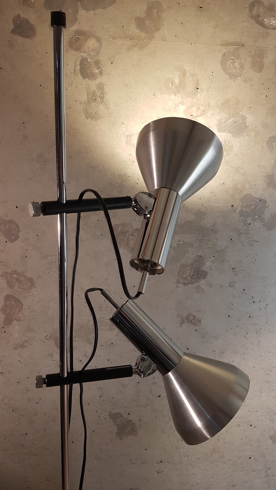 Image 1 of Les Ateliers Boulanger floor lamp chrome