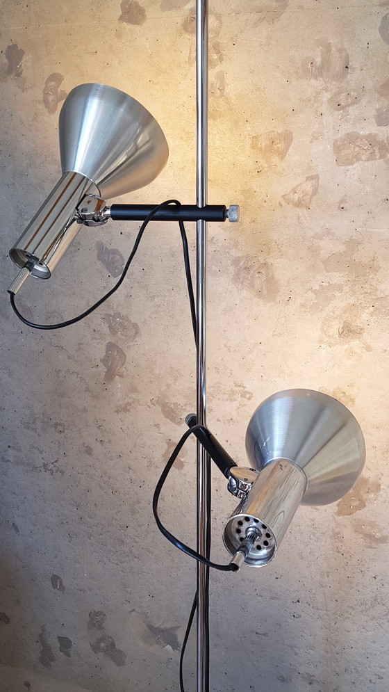 Image 1 of Les Ateliers Boulanger floor lamp chrome