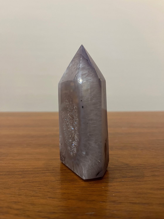 Image 1 of Brazilian Druzy Banded Agate Tower