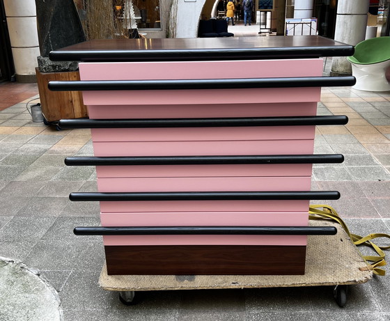 Image 1 of Ettore Sottsass "Bastonio" chest of drawers 1970