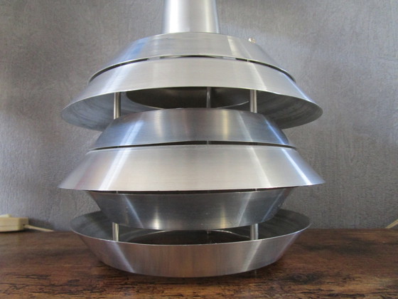 Image 1 of Vintage Aluminum Pendant Lamp