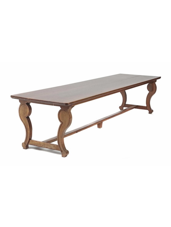 Image 1 of Monastery table refectory table Monastery table country house dining table France 18th/19th century walnut 325cm